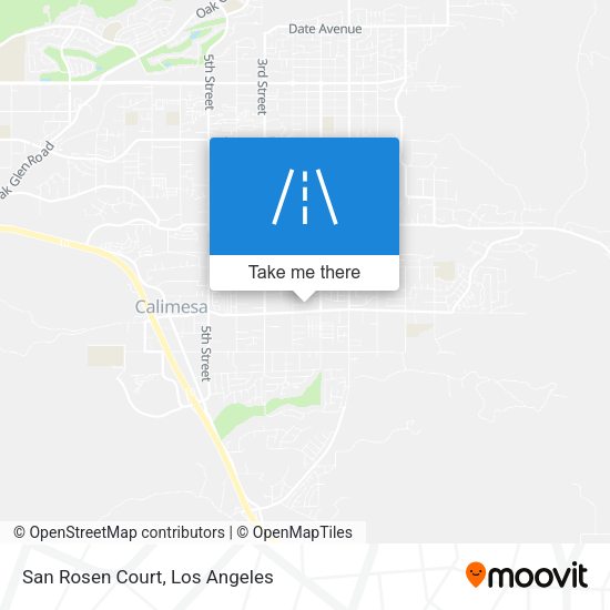 San Rosen Court map