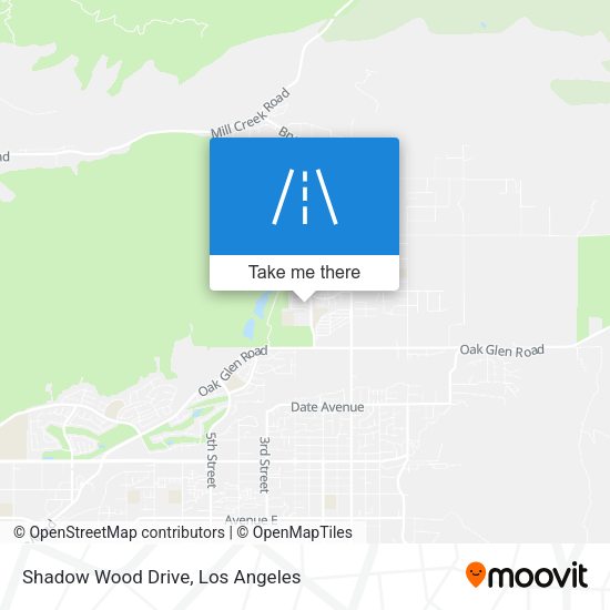 Shadow Wood Drive map