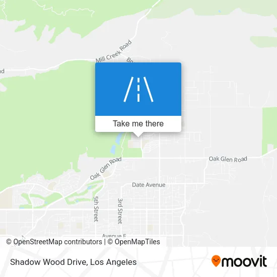Shadow Wood Drive map