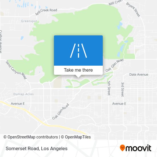 Mapa de Somerset Road
