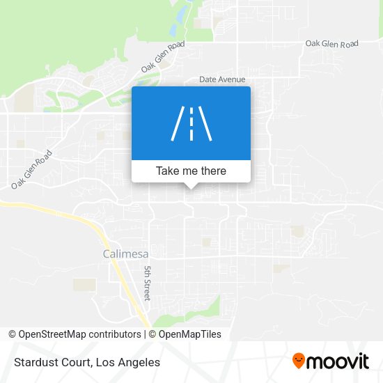 Mapa de Stardust Court