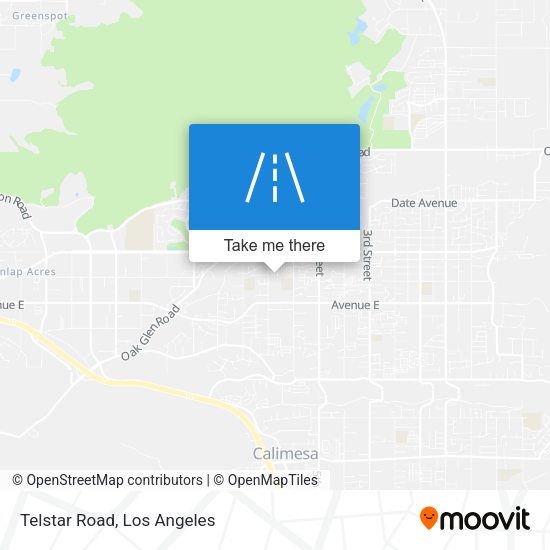 Mapa de Telstar Road