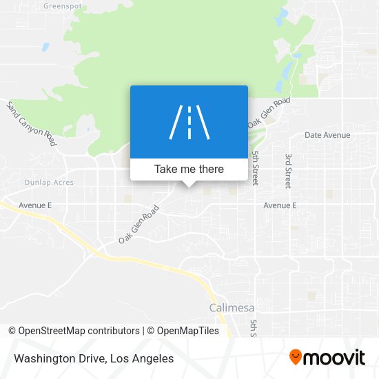 Washington Drive map