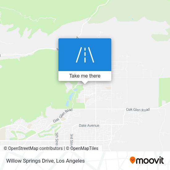 Willow Springs Drive map