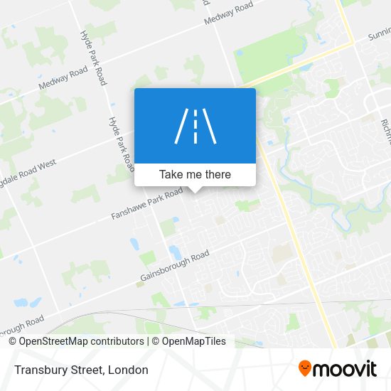 Transbury Street map