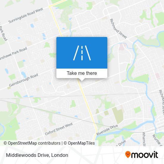 Middlewoods Drive map