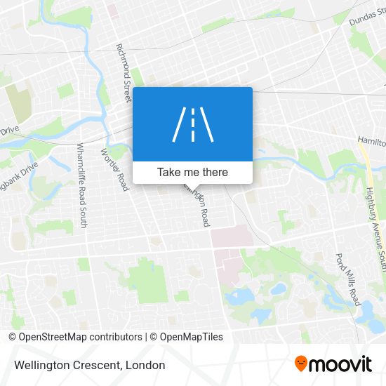 Wellington Crescent map