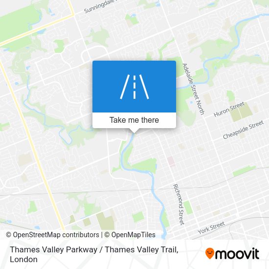 Thames Valley Parkway / Thames Valley Trail plan