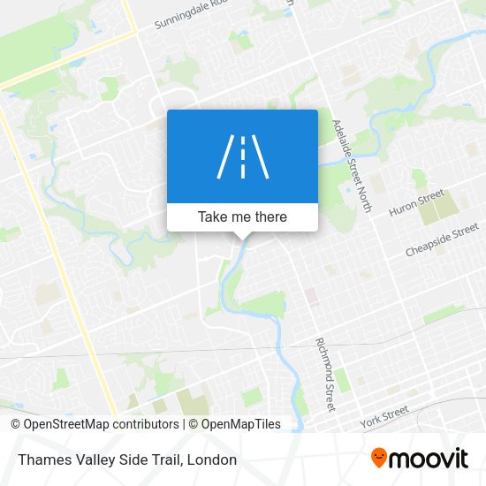 Thames Valley Side Trail map