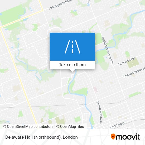 Delaware Hall (Northbound) map