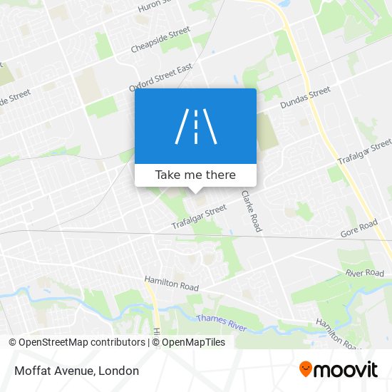 Moffat Avenue map