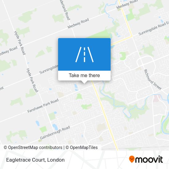 Eagletrace Court map