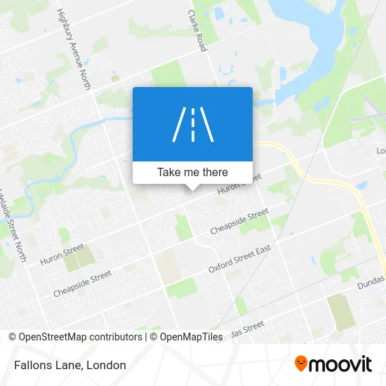 Fallons Lane map