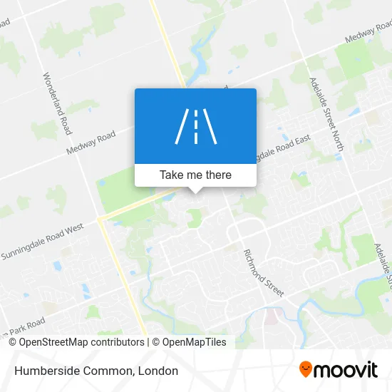 Humberside Common map