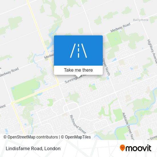 Lindisfarne Road plan