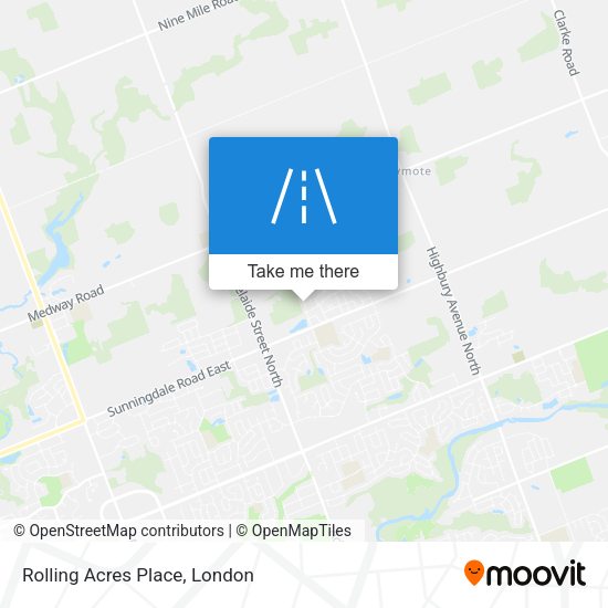 Rolling Acres Place map
