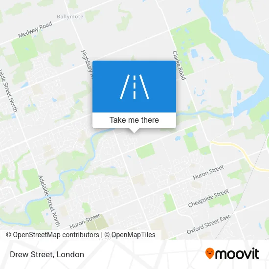 Drew Street map