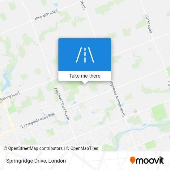 Springridge Drive map