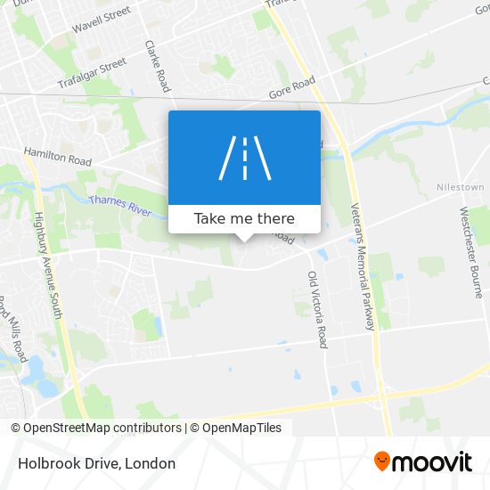 Holbrook Drive map