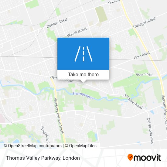 Thomas Valley Parkway map