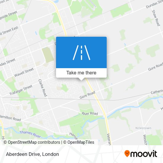 Aberdeen Drive map