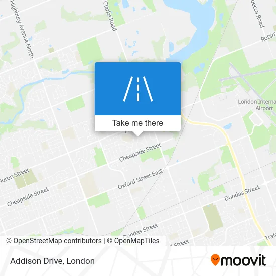 Addison Drive map