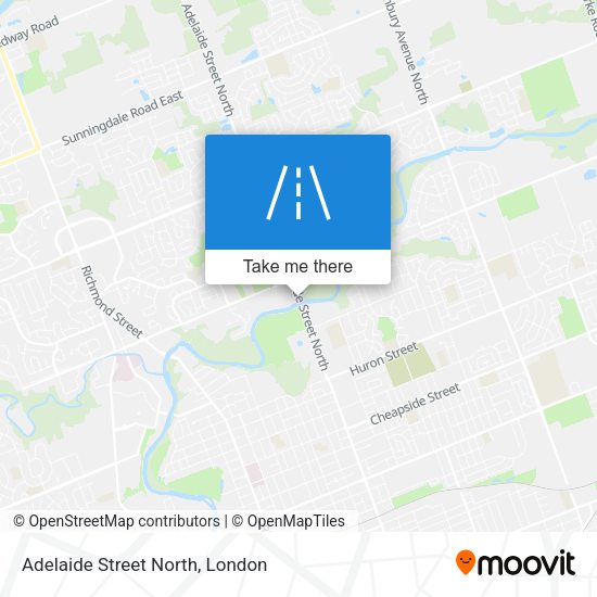 Adelaide Street North map