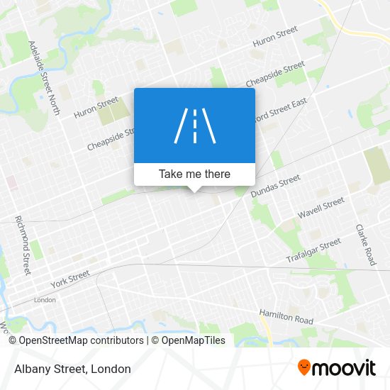 Albany Street map