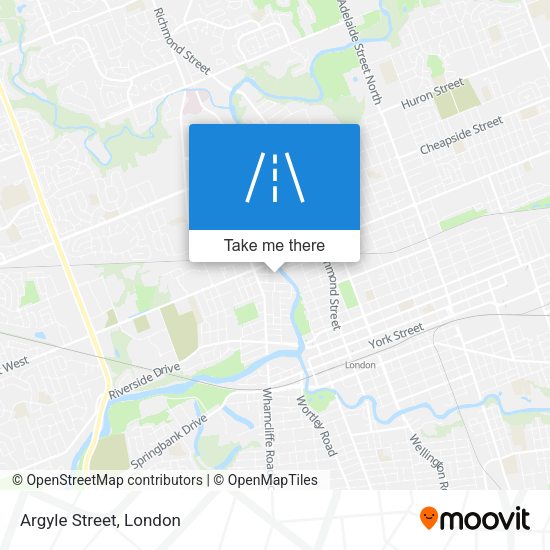 Argyle Street map