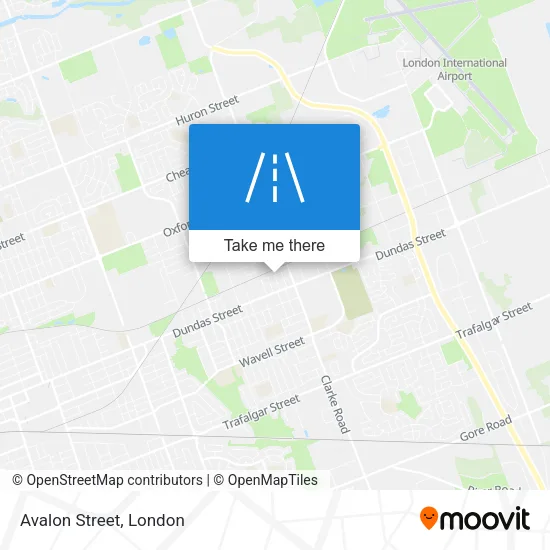 Avalon Street map
