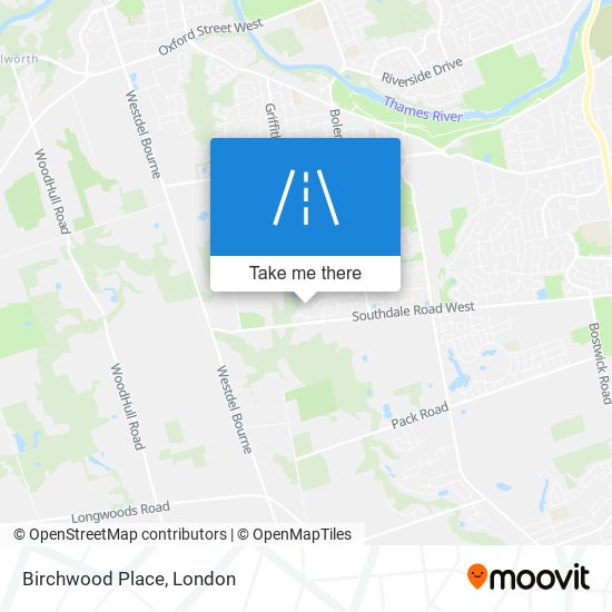 Birchwood Place map