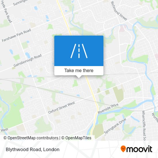 Blythwood Road map