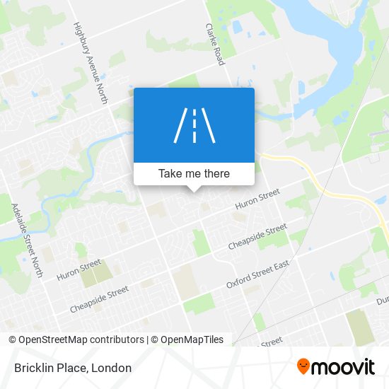 Bricklin Place map