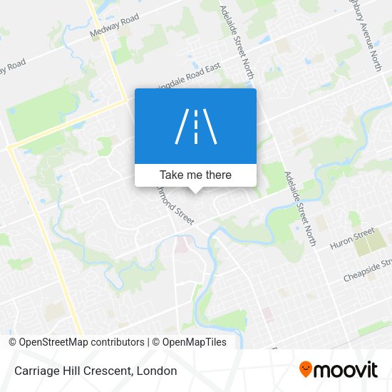 Carriage Hill Crescent map