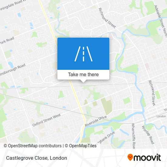 Castlegrove Close map