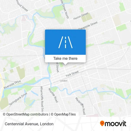 Centennial Avenue map
