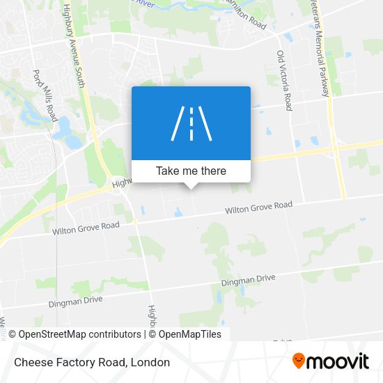 Cheese Factory Road plan