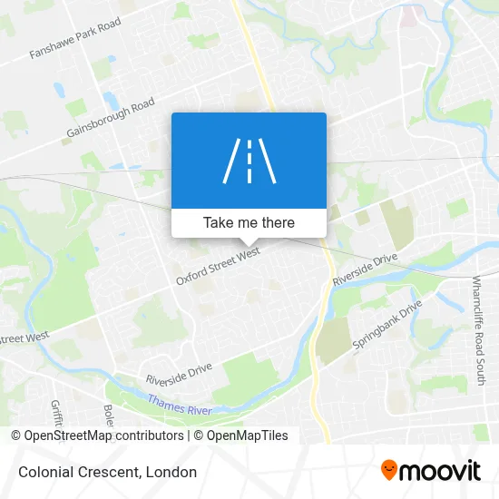 Colonial Crescent map