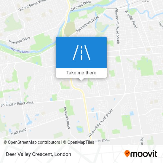 Deer Valley Crescent map