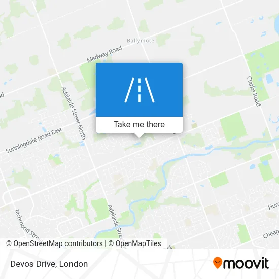 Devos Drive map