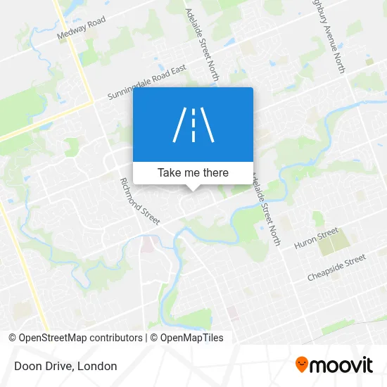 Doon Drive map
