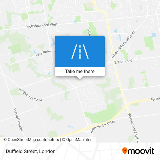 Duffield Street map