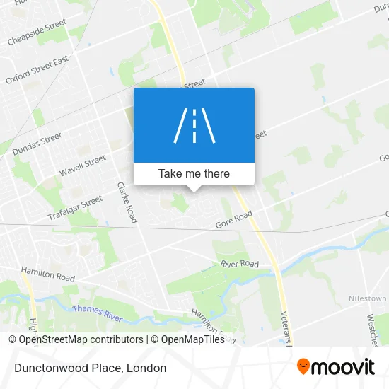 Dunctonwood Place map