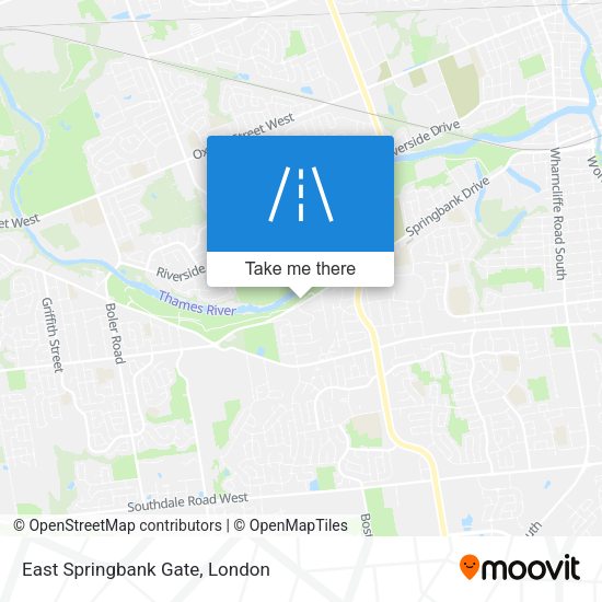 East Springbank Gate map