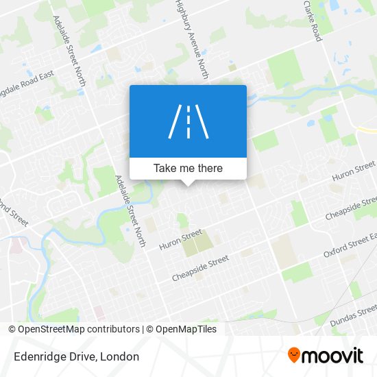 Edenridge Drive map