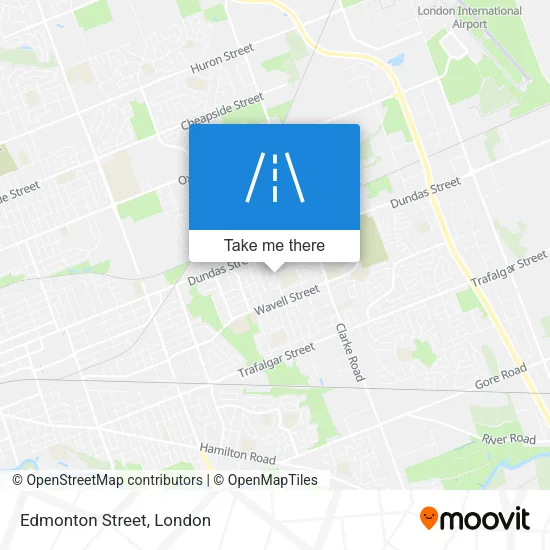 Edmonton Street map