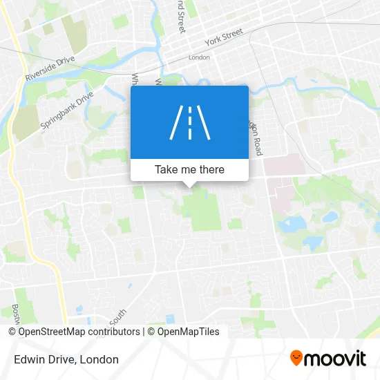 Edwin Drive map