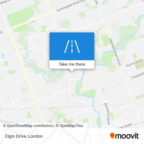 Elgin Drive map