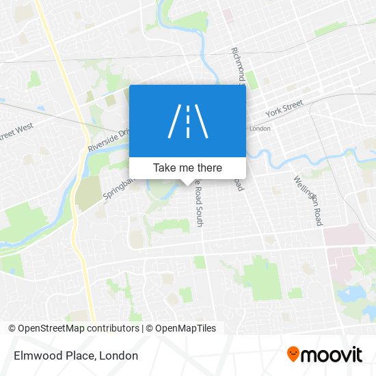 Elmwood Place map