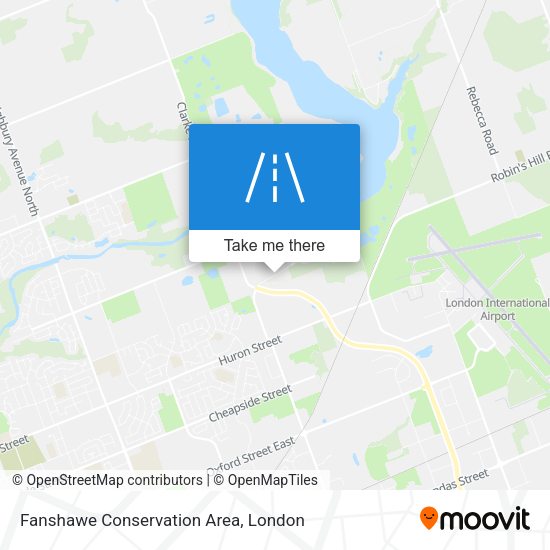 Fanshawe Conservation Area map